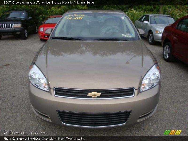 Amber Bronze Metallic / Neutral Beige 2007 Chevrolet Impala LT
