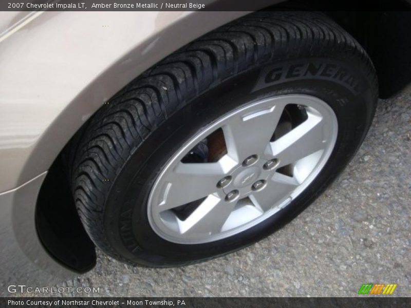 Amber Bronze Metallic / Neutral Beige 2007 Chevrolet Impala LT