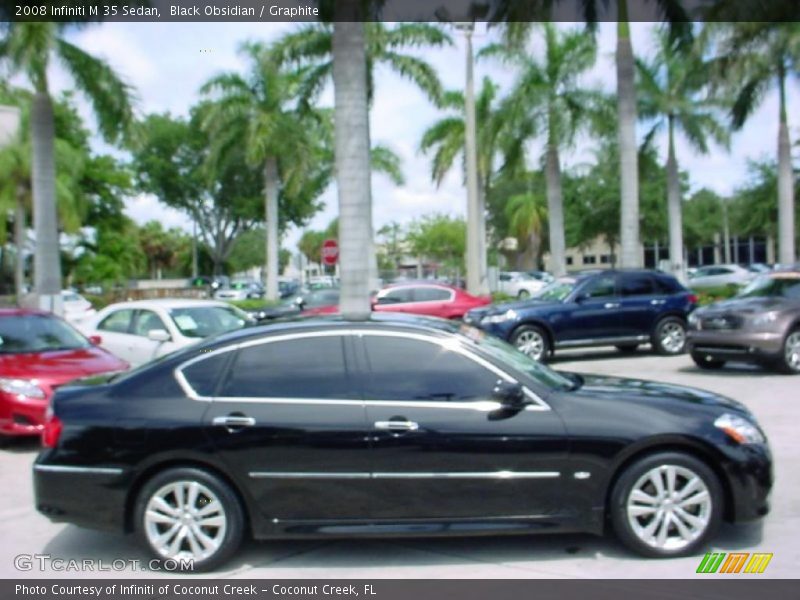 Black Obsidian / Graphite 2008 Infiniti M 35 Sedan