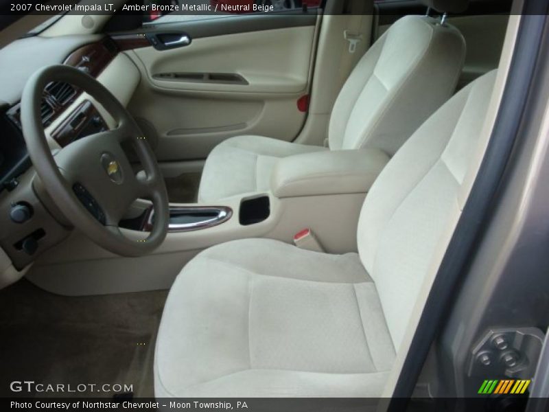 Amber Bronze Metallic / Neutral Beige 2007 Chevrolet Impala LT