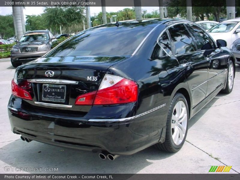 Black Obsidian / Graphite 2008 Infiniti M 35 Sedan