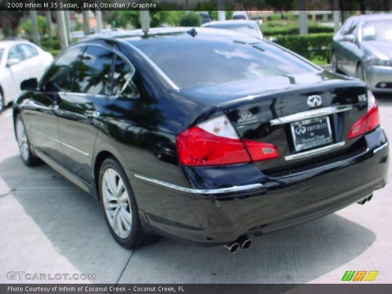 Black Obsidian / Graphite 2008 Infiniti M 35 Sedan
