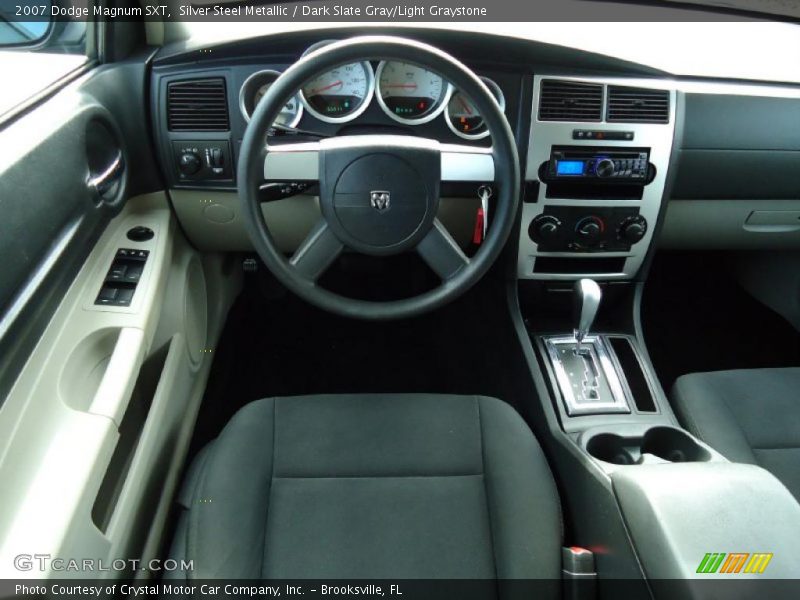 Silver Steel Metallic / Dark Slate Gray/Light Graystone 2007 Dodge Magnum SXT