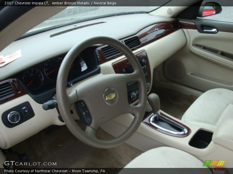 Amber Bronze Metallic / Neutral Beige 2007 Chevrolet Impala LT