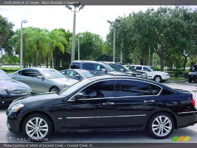 Black Obsidian / Graphite 2008 Infiniti M 35 Sedan