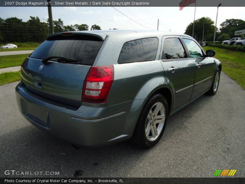 Silver Steel Metallic / Dark Slate Gray/Light Graystone 2007 Dodge Magnum SXT