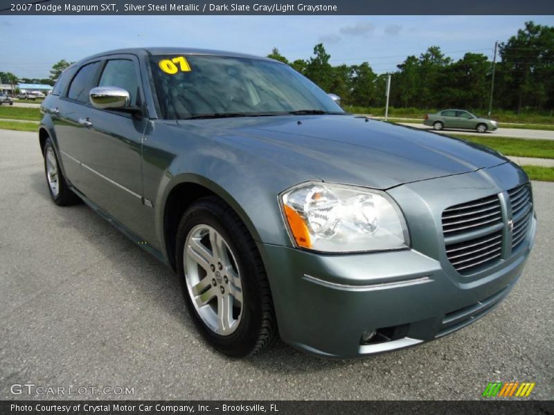 Silver Steel Metallic / Dark Slate Gray/Light Graystone 2007 Dodge Magnum SXT