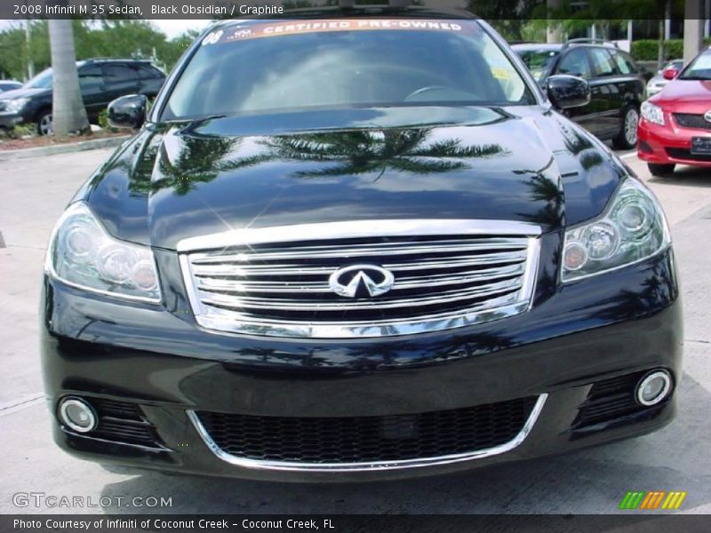 Black Obsidian / Graphite 2008 Infiniti M 35 Sedan