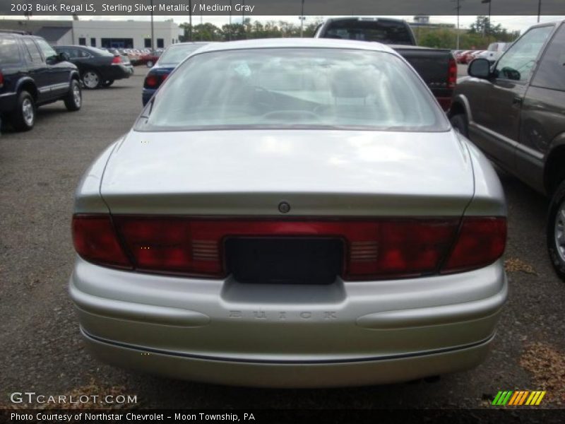 Sterling Silver Metallic / Medium Gray 2003 Buick Regal LS