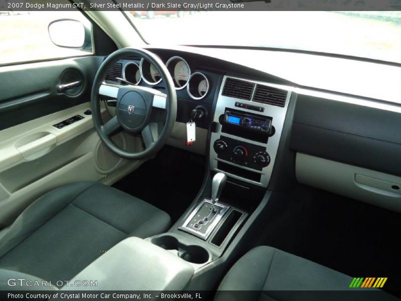 Silver Steel Metallic / Dark Slate Gray/Light Graystone 2007 Dodge Magnum SXT