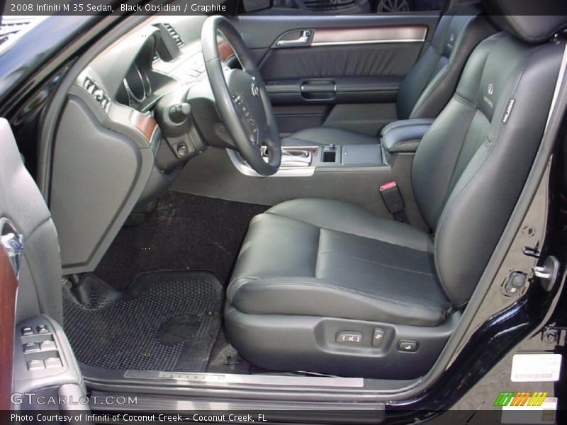 Black Obsidian / Graphite 2008 Infiniti M 35 Sedan