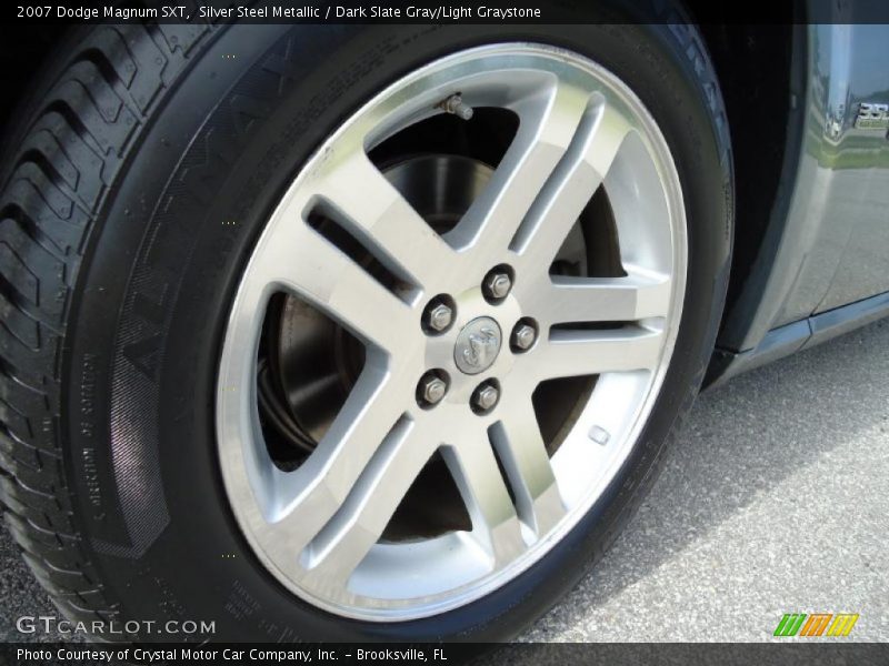 Silver Steel Metallic / Dark Slate Gray/Light Graystone 2007 Dodge Magnum SXT