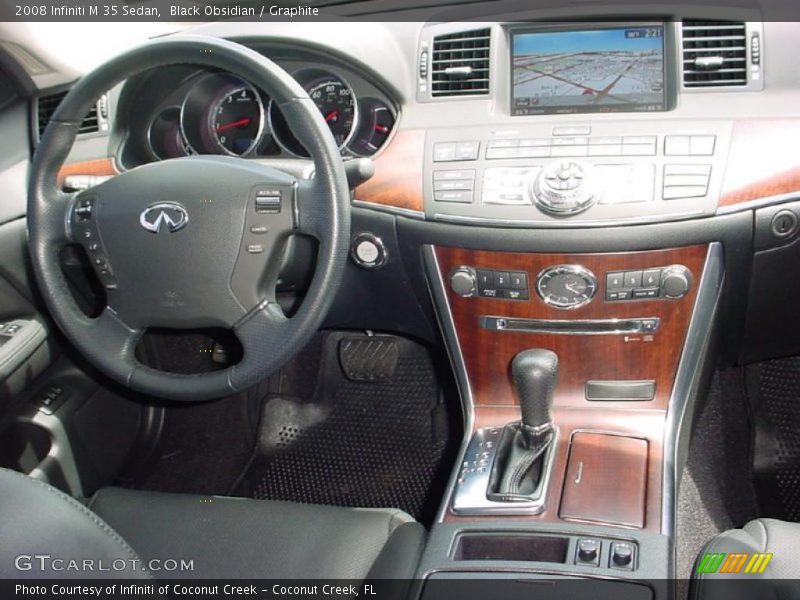 Black Obsidian / Graphite 2008 Infiniti M 35 Sedan