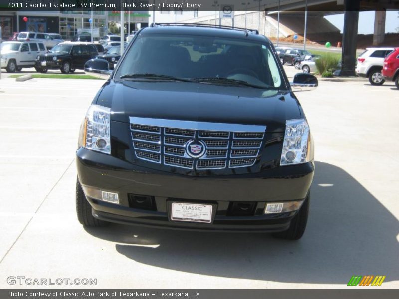 Black Raven / Ebony/Ebony 2011 Cadillac Escalade ESV Premium