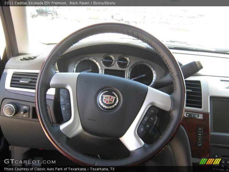 Black Raven / Ebony/Ebony 2011 Cadillac Escalade ESV Premium