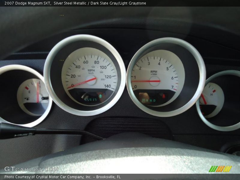 Silver Steel Metallic / Dark Slate Gray/Light Graystone 2007 Dodge Magnum SXT
