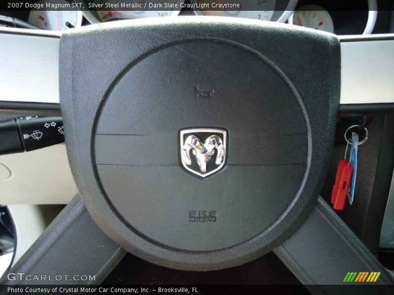 Silver Steel Metallic / Dark Slate Gray/Light Graystone 2007 Dodge Magnum SXT