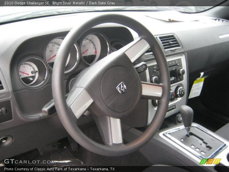 Bright Silver Metallic / Dark Slate Gray 2010 Dodge Challenger SE