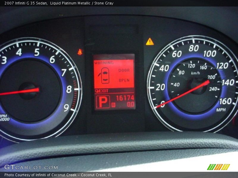 Liquid Platinum Metallic / Stone Gray 2007 Infiniti G 35 Sedan