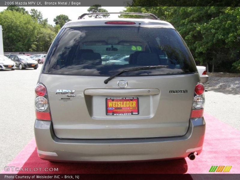 Bronze Metal / Beige 2006 Mazda MPV LX