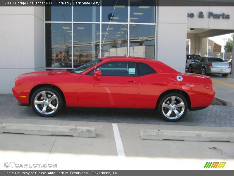 TorRed / Dark Slate Gray 2010 Dodge Challenger R/T