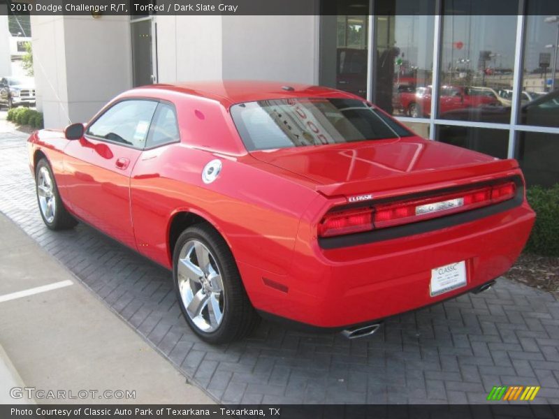 TorRed / Dark Slate Gray 2010 Dodge Challenger R/T