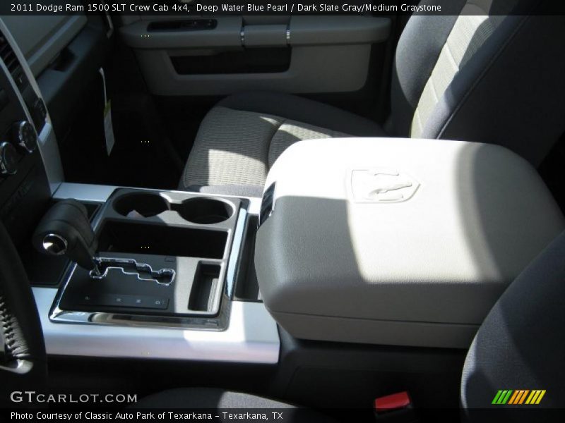 Deep Water Blue Pearl / Dark Slate Gray/Medium Graystone 2011 Dodge Ram 1500 SLT Crew Cab 4x4