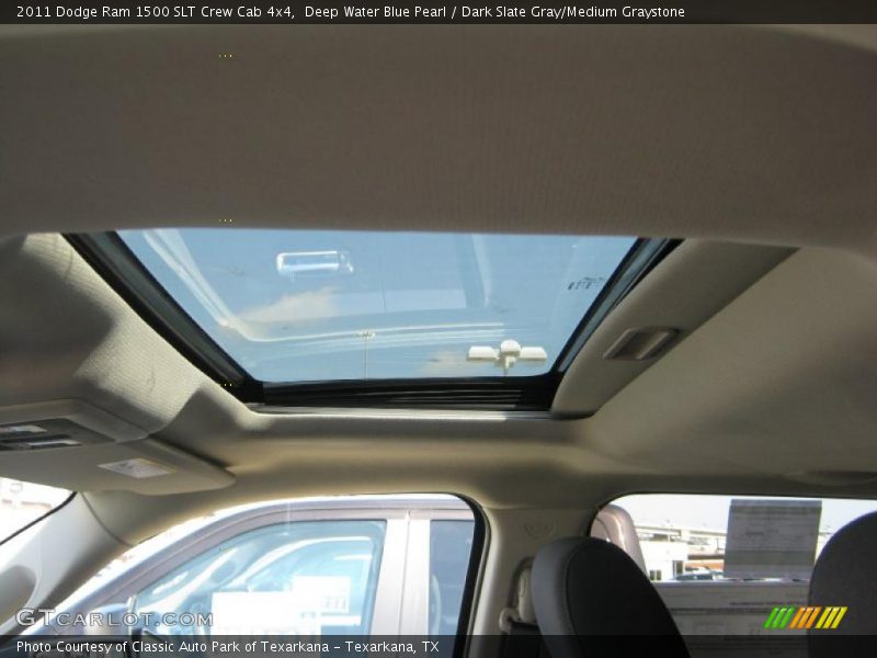 Deep Water Blue Pearl / Dark Slate Gray/Medium Graystone 2011 Dodge Ram 1500 SLT Crew Cab 4x4