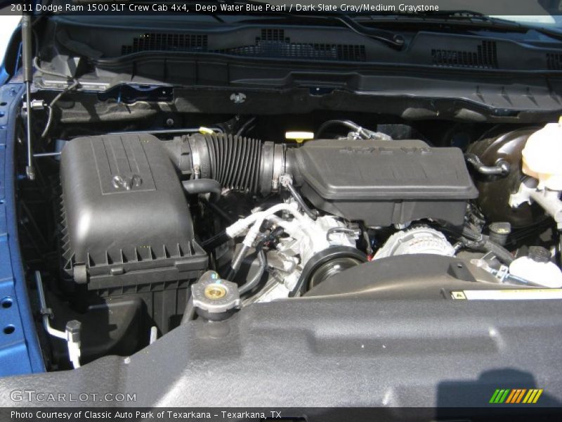 Deep Water Blue Pearl / Dark Slate Gray/Medium Graystone 2011 Dodge Ram 1500 SLT Crew Cab 4x4