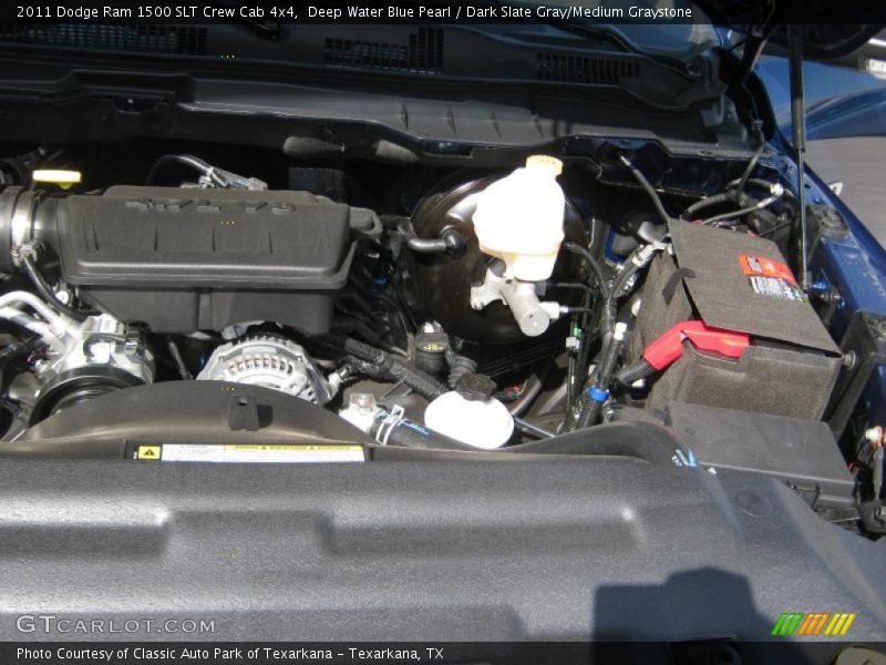 Deep Water Blue Pearl / Dark Slate Gray/Medium Graystone 2011 Dodge Ram 1500 SLT Crew Cab 4x4