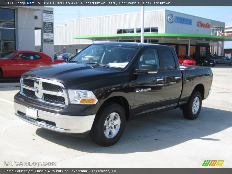 Rugged Brown Pearl / Light Pebble Beige/Bark Brown 2011 Dodge Ram 1500 SLT Quad Cab 4x4