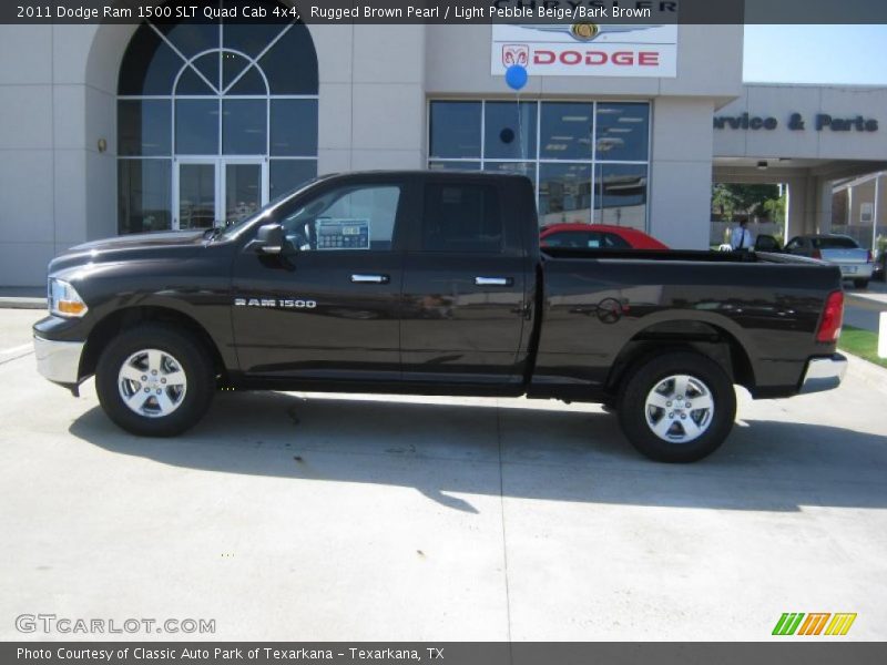 Rugged Brown Pearl / Light Pebble Beige/Bark Brown 2011 Dodge Ram 1500 SLT Quad Cab 4x4