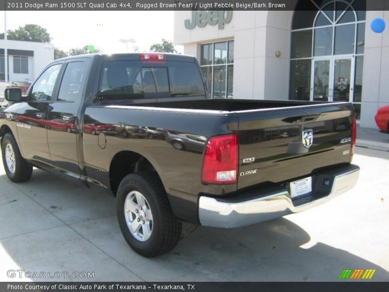 Rugged Brown Pearl / Light Pebble Beige/Bark Brown 2011 Dodge Ram 1500 SLT Quad Cab 4x4