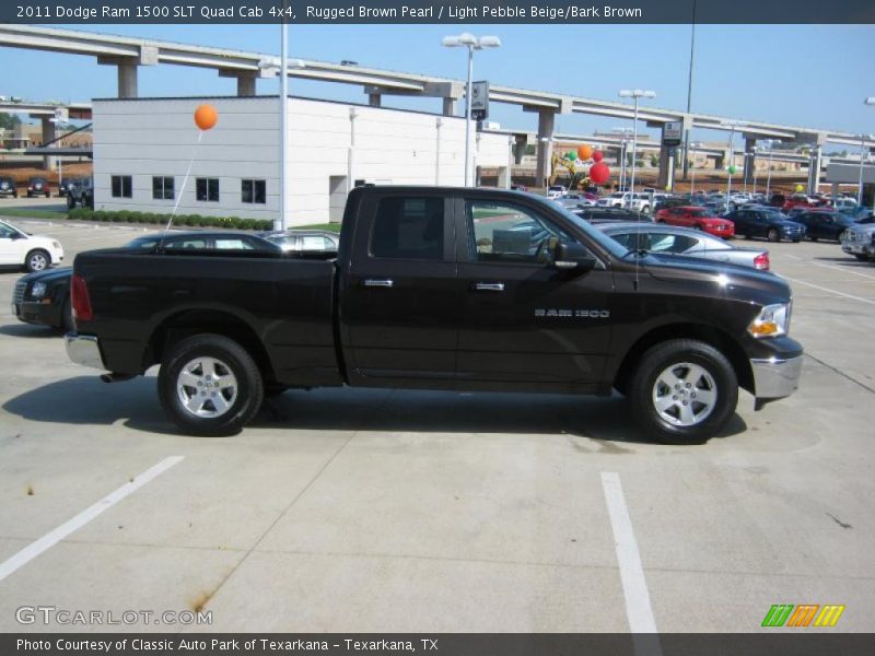 Rugged Brown Pearl / Light Pebble Beige/Bark Brown 2011 Dodge Ram 1500 SLT Quad Cab 4x4