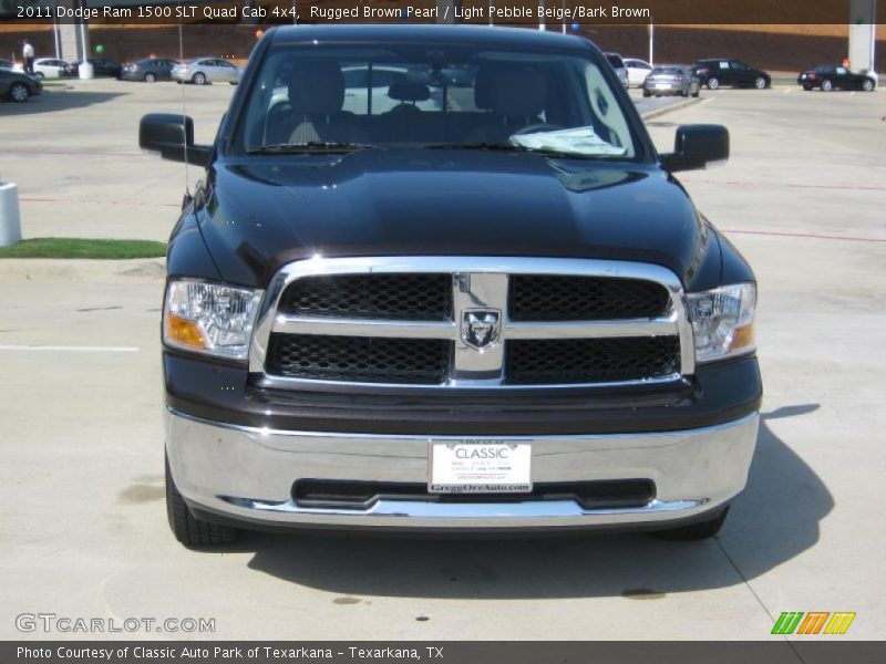Rugged Brown Pearl / Light Pebble Beige/Bark Brown 2011 Dodge Ram 1500 SLT Quad Cab 4x4