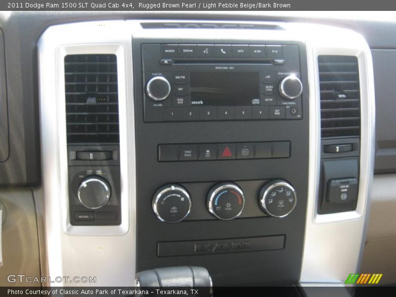 Rugged Brown Pearl / Light Pebble Beige/Bark Brown 2011 Dodge Ram 1500 SLT Quad Cab 4x4