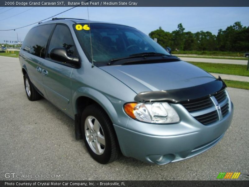 Butane Blue Pearl / Medium Slate Gray 2006 Dodge Grand Caravan SXT