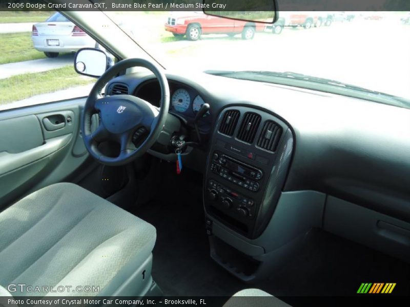 Butane Blue Pearl / Medium Slate Gray 2006 Dodge Grand Caravan SXT