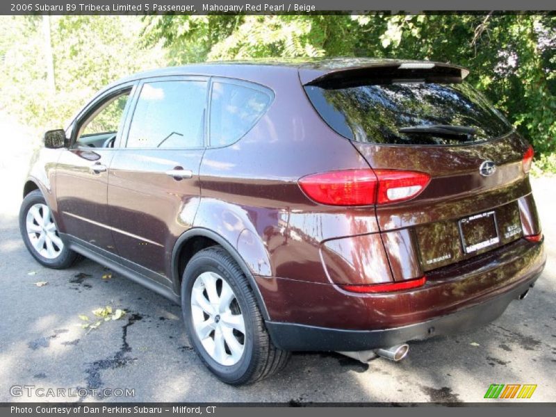 Mahogany Red Pearl / Beige 2006 Subaru B9 Tribeca Limited 5 Passenger