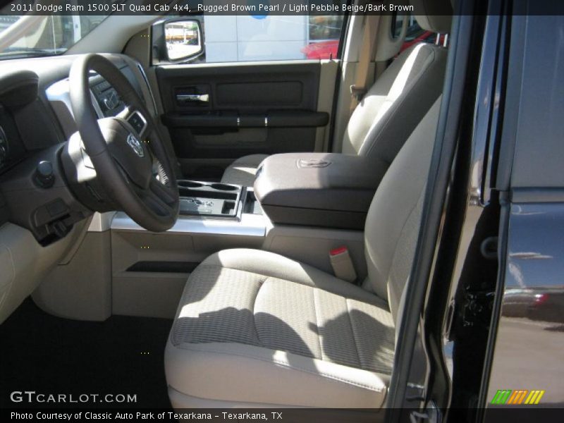Rugged Brown Pearl / Light Pebble Beige/Bark Brown 2011 Dodge Ram 1500 SLT Quad Cab 4x4