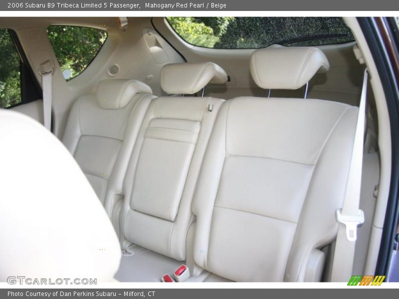 Mahogany Red Pearl / Beige 2006 Subaru B9 Tribeca Limited 5 Passenger