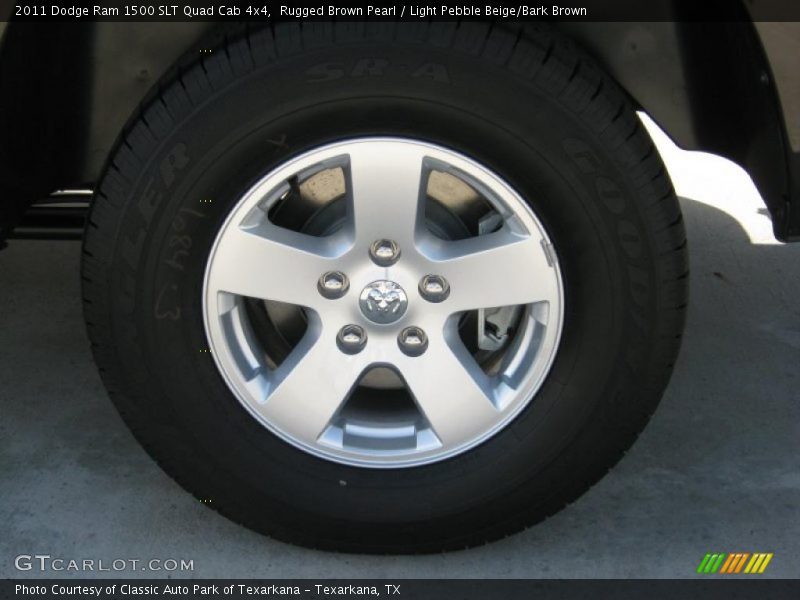 Rugged Brown Pearl / Light Pebble Beige/Bark Brown 2011 Dodge Ram 1500 SLT Quad Cab 4x4