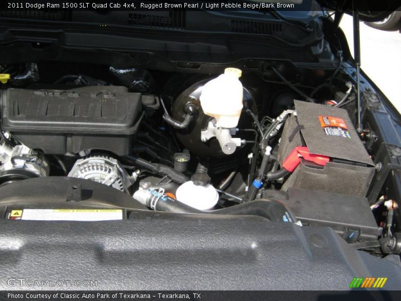 Rugged Brown Pearl / Light Pebble Beige/Bark Brown 2011 Dodge Ram 1500 SLT Quad Cab 4x4