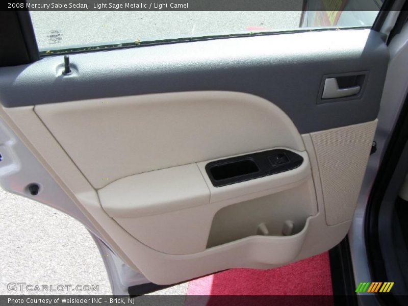 Light Sage Metallic / Light Camel 2008 Mercury Sable Sedan