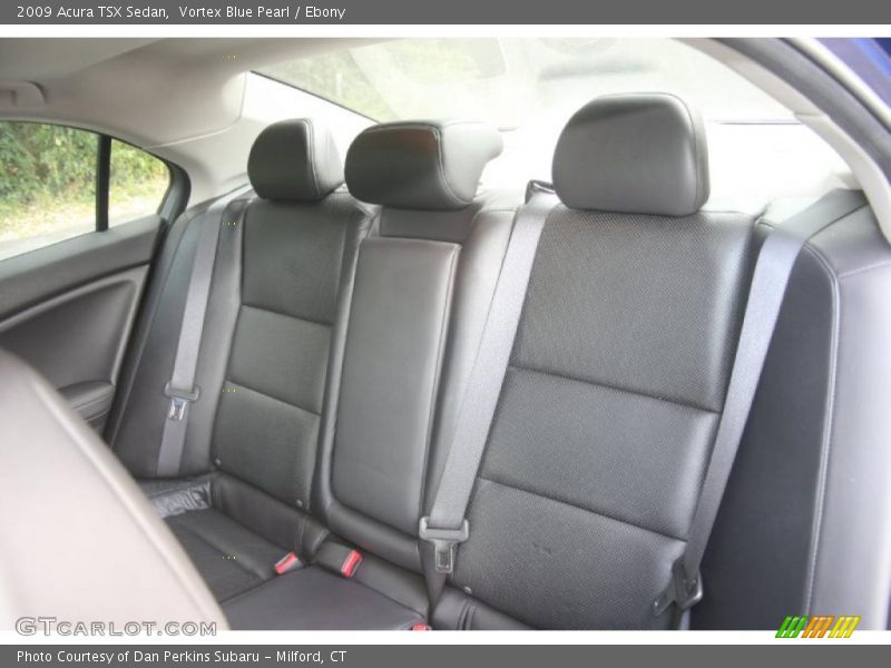 Vortex Blue Pearl / Ebony 2009 Acura TSX Sedan