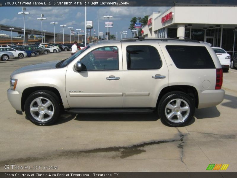 Silver Birch Metallic / Light Cashmere/Ebony 2008 Chevrolet Tahoe LTZ