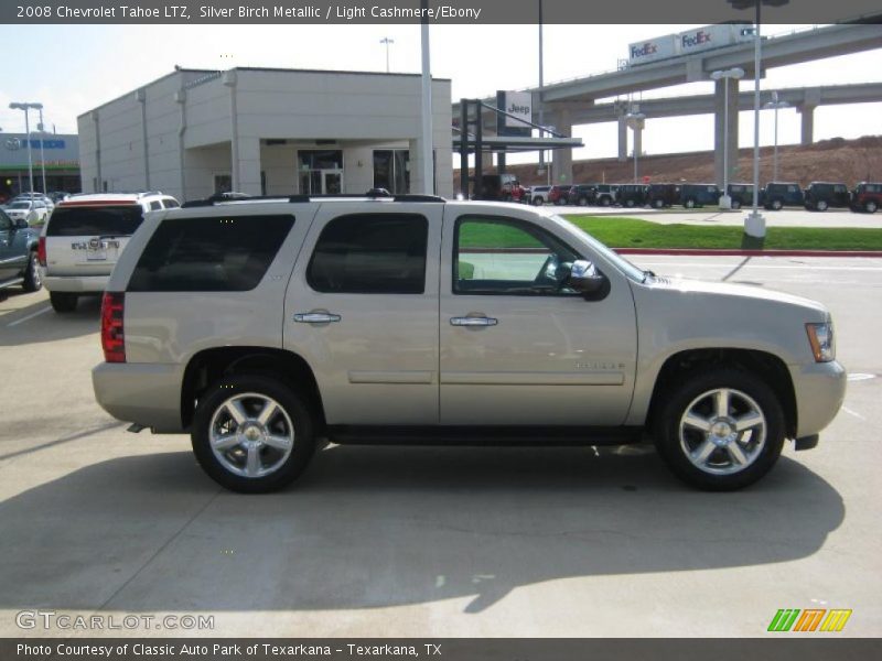 Silver Birch Metallic / Light Cashmere/Ebony 2008 Chevrolet Tahoe LTZ