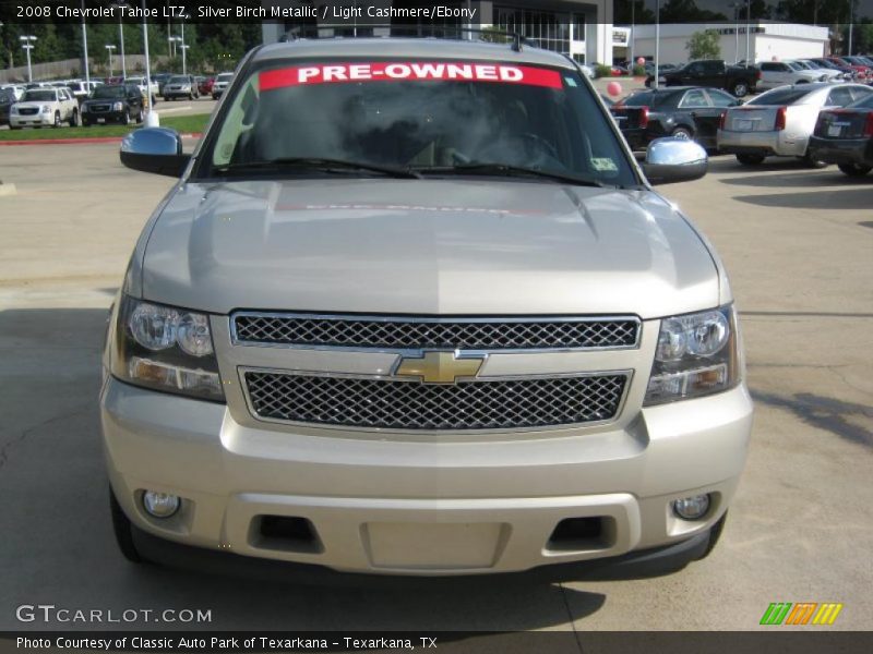 Silver Birch Metallic / Light Cashmere/Ebony 2008 Chevrolet Tahoe LTZ