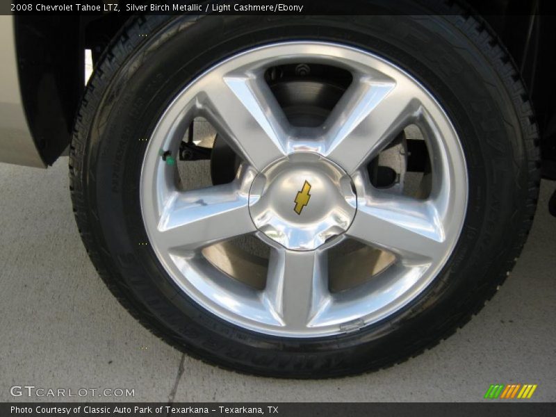 Silver Birch Metallic / Light Cashmere/Ebony 2008 Chevrolet Tahoe LTZ