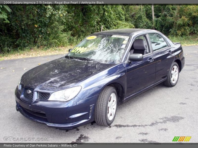 Regal Blue Pearl / Anthracite Black 2006 Subaru Impreza 2.5i Sedan